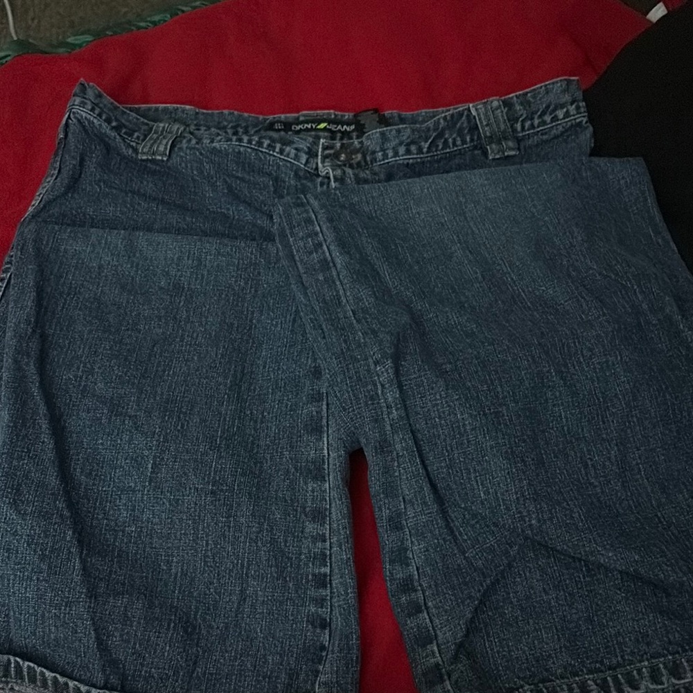 DKNY Blue Flare & Wide Leg Jeans